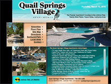 Tablet Screenshot of apartmentsinjoshuatree.com
